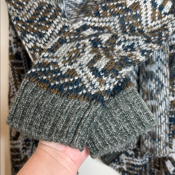 Chic Geometric Open Front Cardigan - Picture 5 of 6